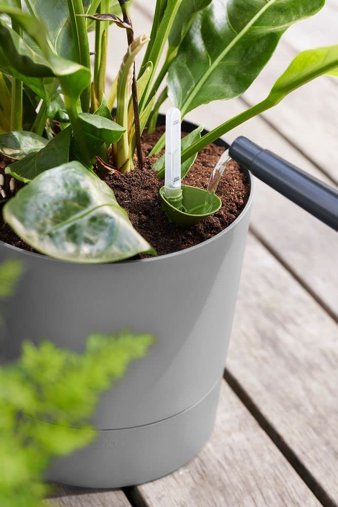 VASO GREENSENSE AQUA CARE ROUND 35CM LIGHT CONCRETE GRIGIO