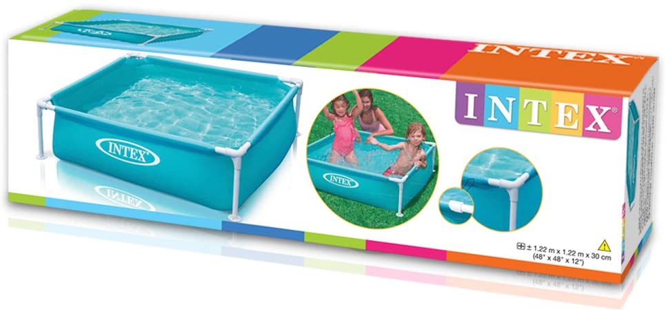 PISCINA MINI FRAME BLU PER BAMBINI 122X122X30CM