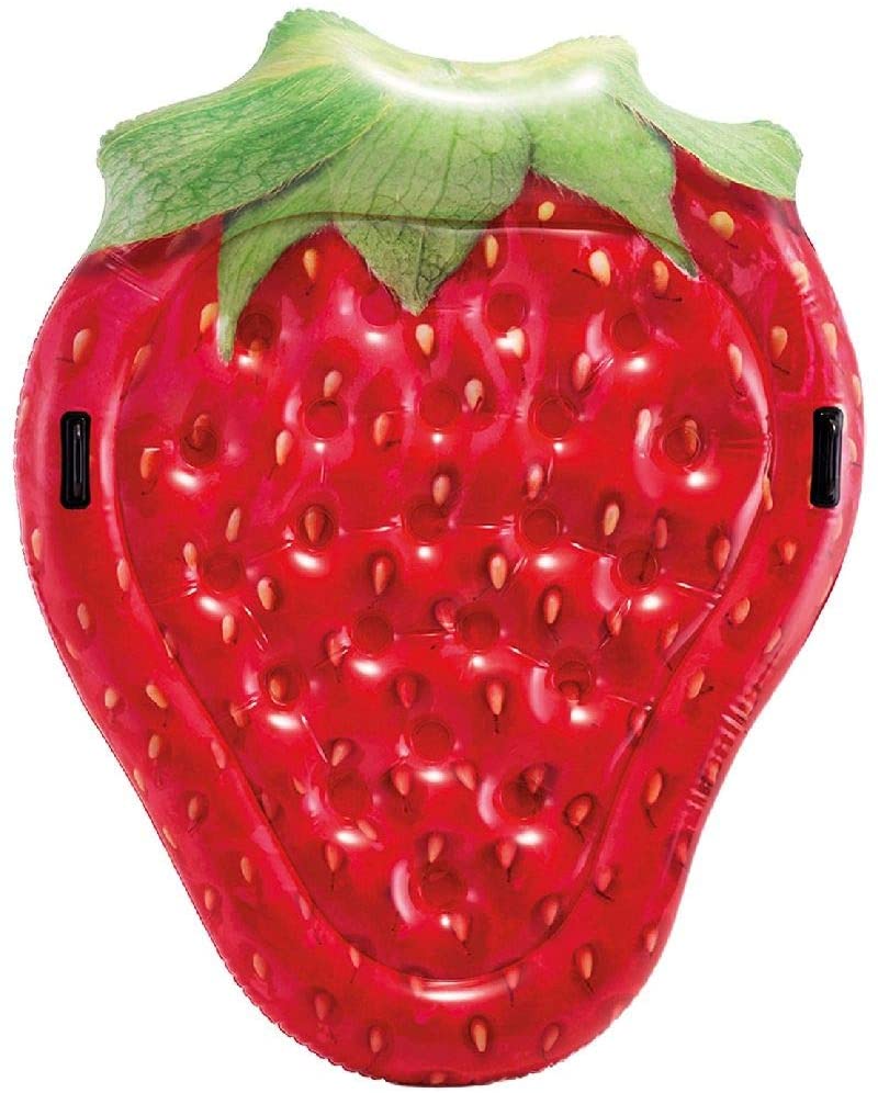 ISOLA GRANDE GONFIABILE FRAGOLA 160X132X25CM