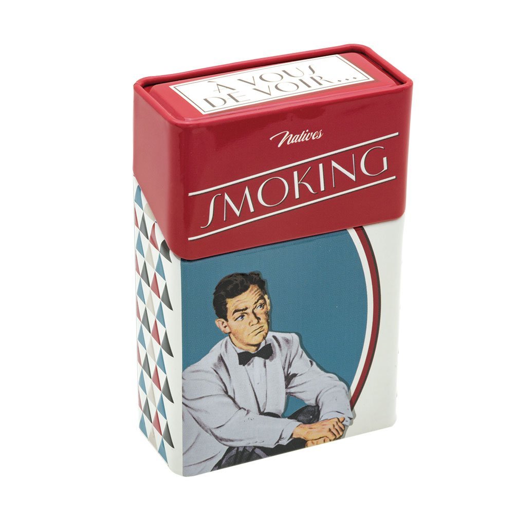 CUSTODIA PER PACCHETTO DI SIGARETTE SMOKING NO SMOKING