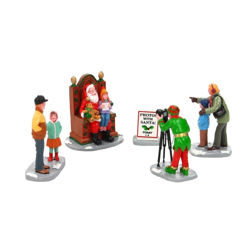 Photos With Santa, Set Of 5 - LEMAX COD. 22032