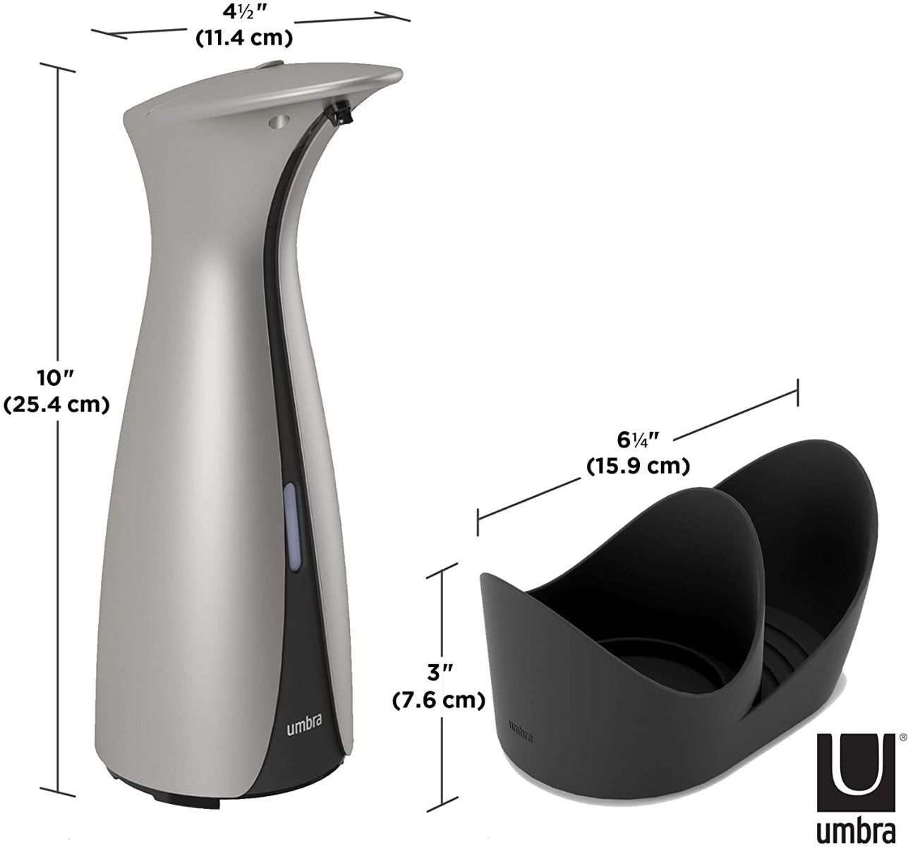 DISPENSER SAPONE E DISINFETTANTE MANI NICHEL OTTO CADDY