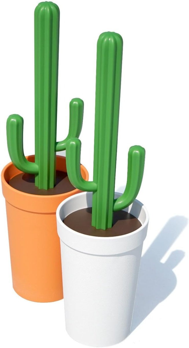 SCOPINO WC CACTUS ARANCIONE-VERDE