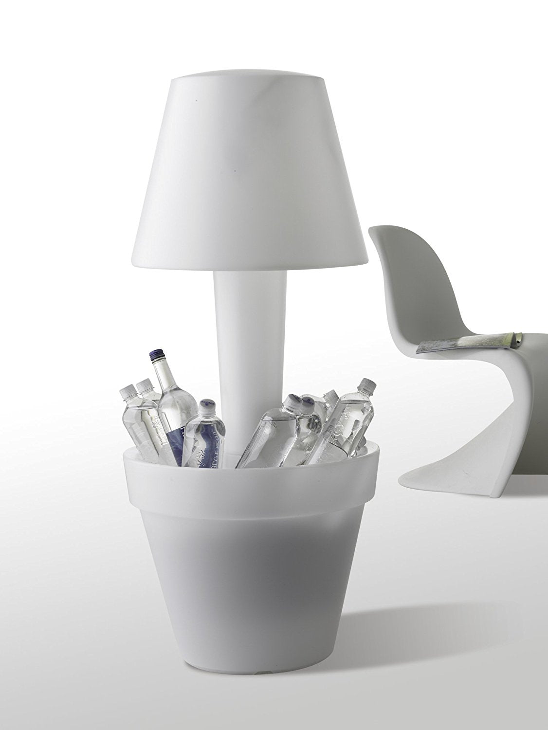 VASO LUMINOSO PURE TWILIGHT 50CM TRASPARENTE