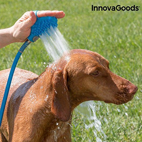 DOCCIA CON SPAZZOLA PER CANI