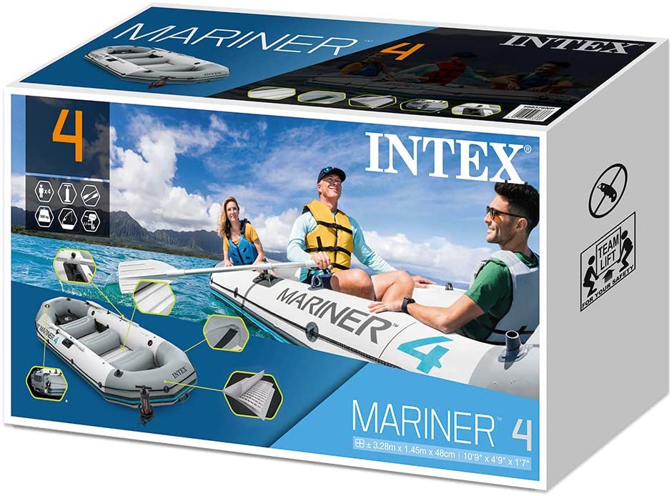 CANOTTO MARINER 4 POSTI CON ACCESSORI 328X145X48CM