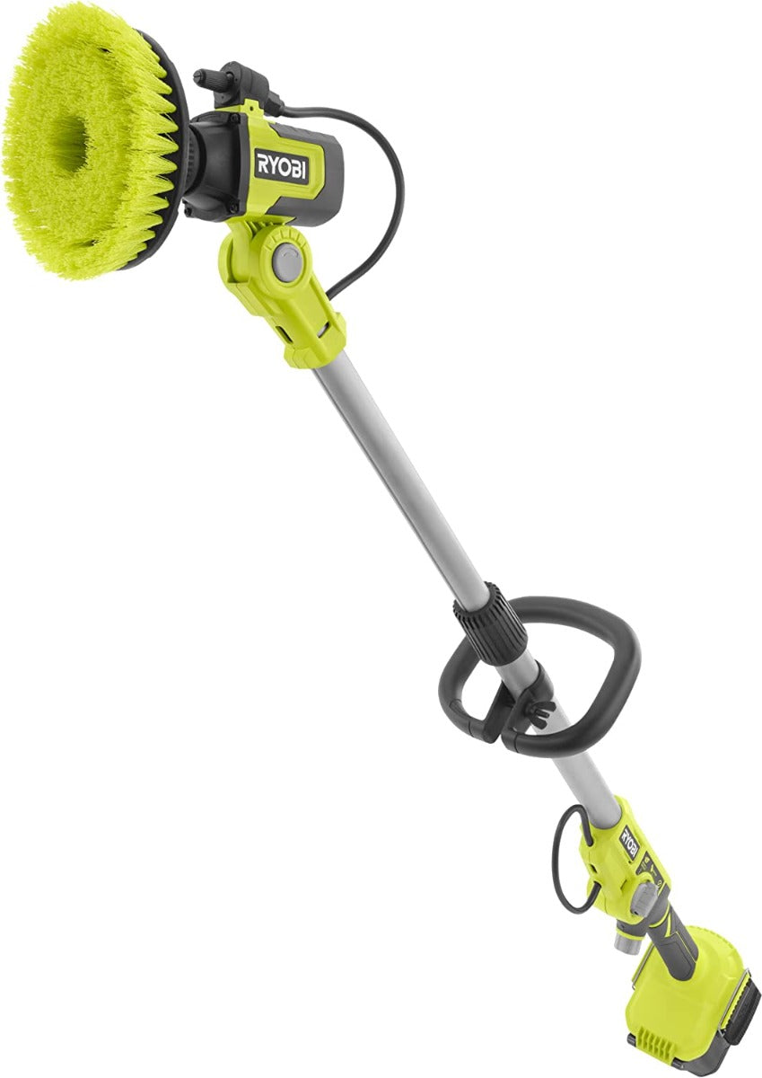 SPAZZOLA ROTANTE TELESCOPICA CON RISCIACQUO 18V 1-1,4M