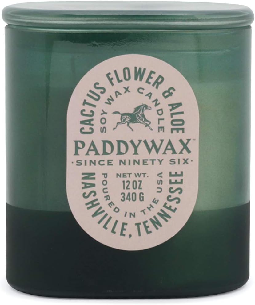 CANDELA PROFUMATA IN BARATTOLO, 340G, FIORE DI CACTUS E ALOE