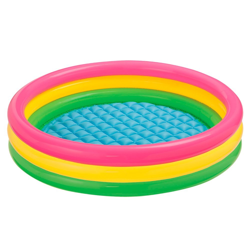 PISCINA GONFIABILE PER BAMBINI TRE ANELLI 147X33CM