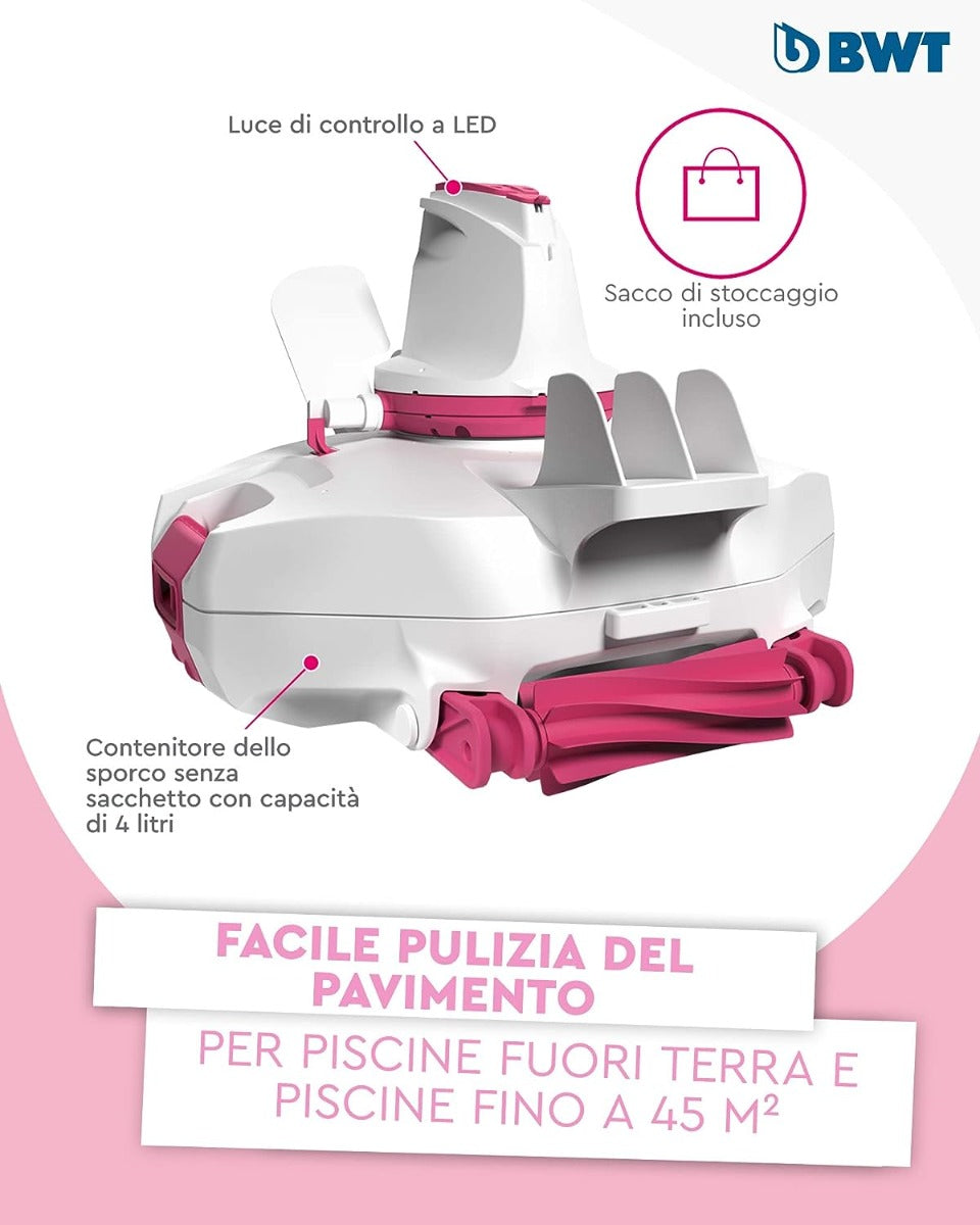 ROBOT PER PISCINA BC200 PLUS CON FUNZIONAMENTO A BATTERIA