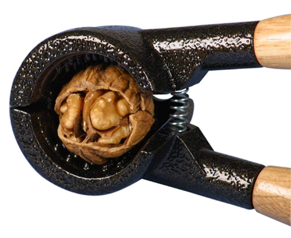 SCHIACCIANOCI CON MANICO IN LEGNO 17X6X5,5CM