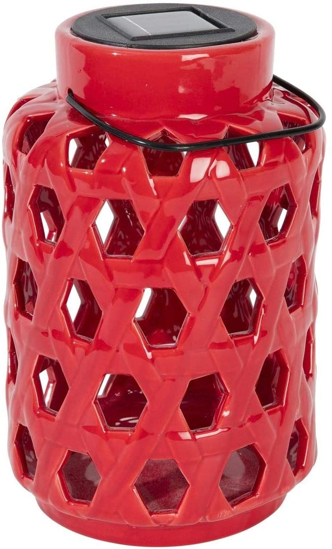 LAMPADA SOLAR CERAMICA DA TAVOLA 16.2X24 CM
