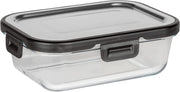 CONTENITORE PER ALIMENTI IN VETRO 0,6 L COPERCHIO IN ACCIAIO INOX