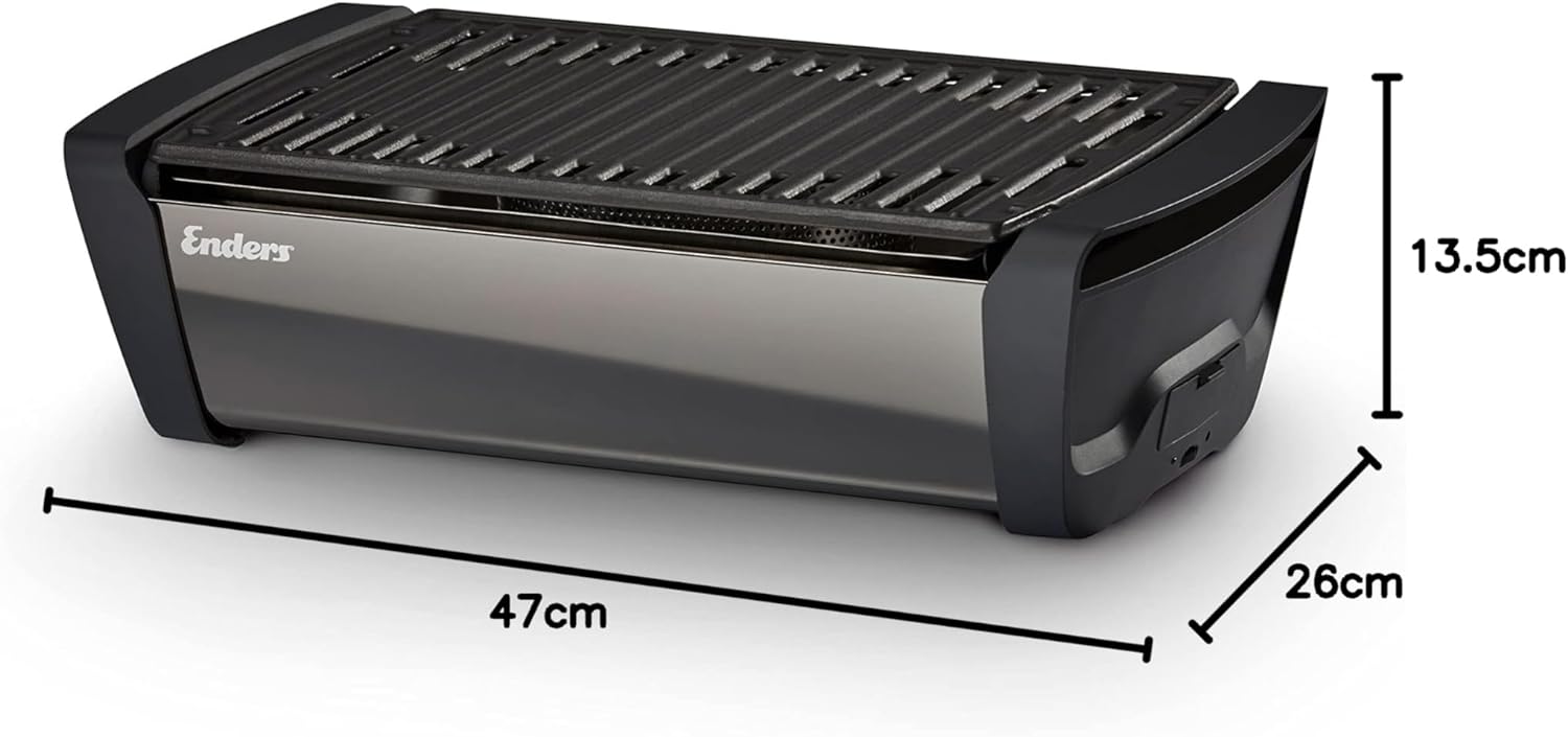BARBECUE DA TAVOLA PORTATILE AURORA MIRROR BLACK