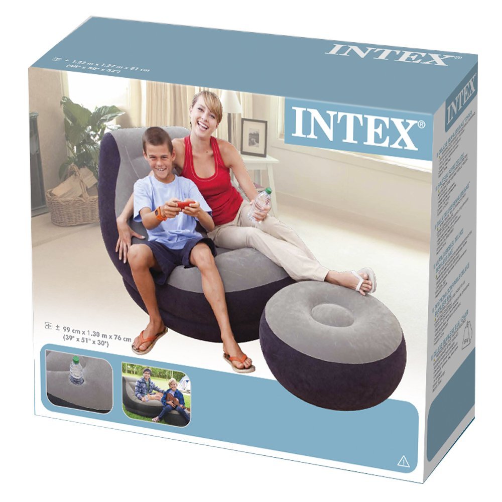 POLTRONA LOUNGE 99X130X76CM CON POGGIA PIEDI