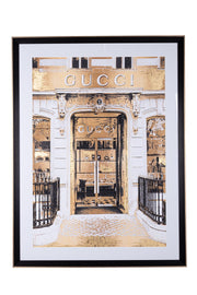 Quadro Gucci Glammy 89.6x119.6h Oro Bianco Bizzotto