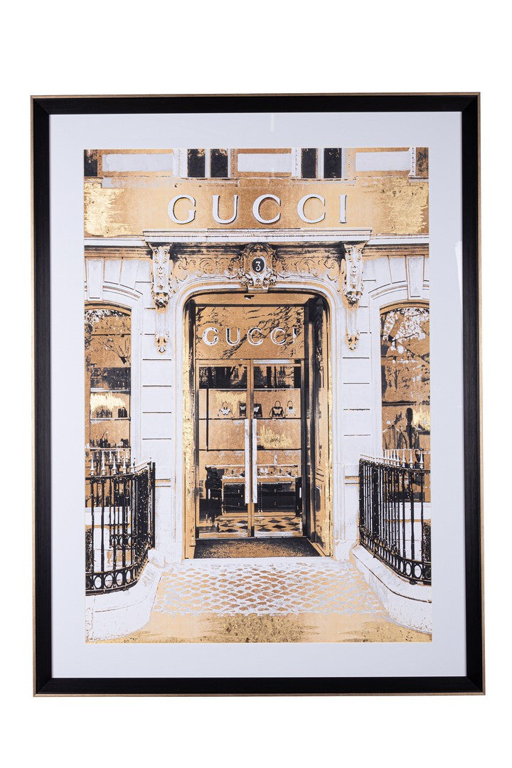 Quadro Gucci Glammy 89.6x119.6h Oro Bianco Bizzotto