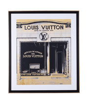 Quadro Glammy Louis Vuitton Nero Oro 63,8x73,8h Bizzotto