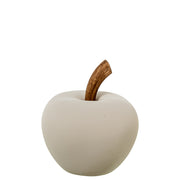 Mela Decorativa in Ceramica 35cm Bianco-Beige Peraga Home