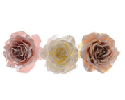 OFFERTA 3 ROSE CON CLIP 14CM