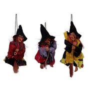 BEFANA CON SCOPA MODELLO ASSORTITO H15CM