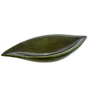 Centro Tavola in Ceramica 52x22.5cm Verde Lucido Peraga Home