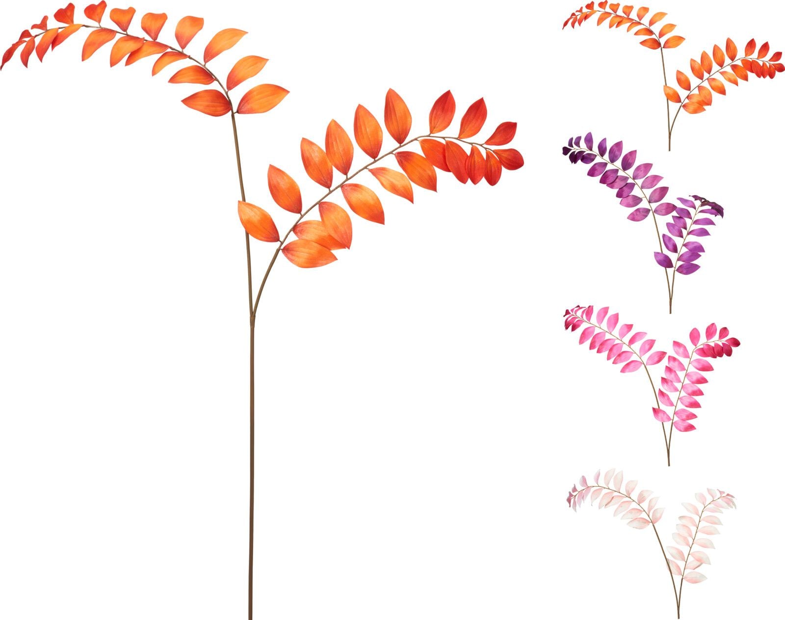 Ramo decorativo con phyllanthus, 110 cm, modello assortito (arancione, rosa, viola, bianco)