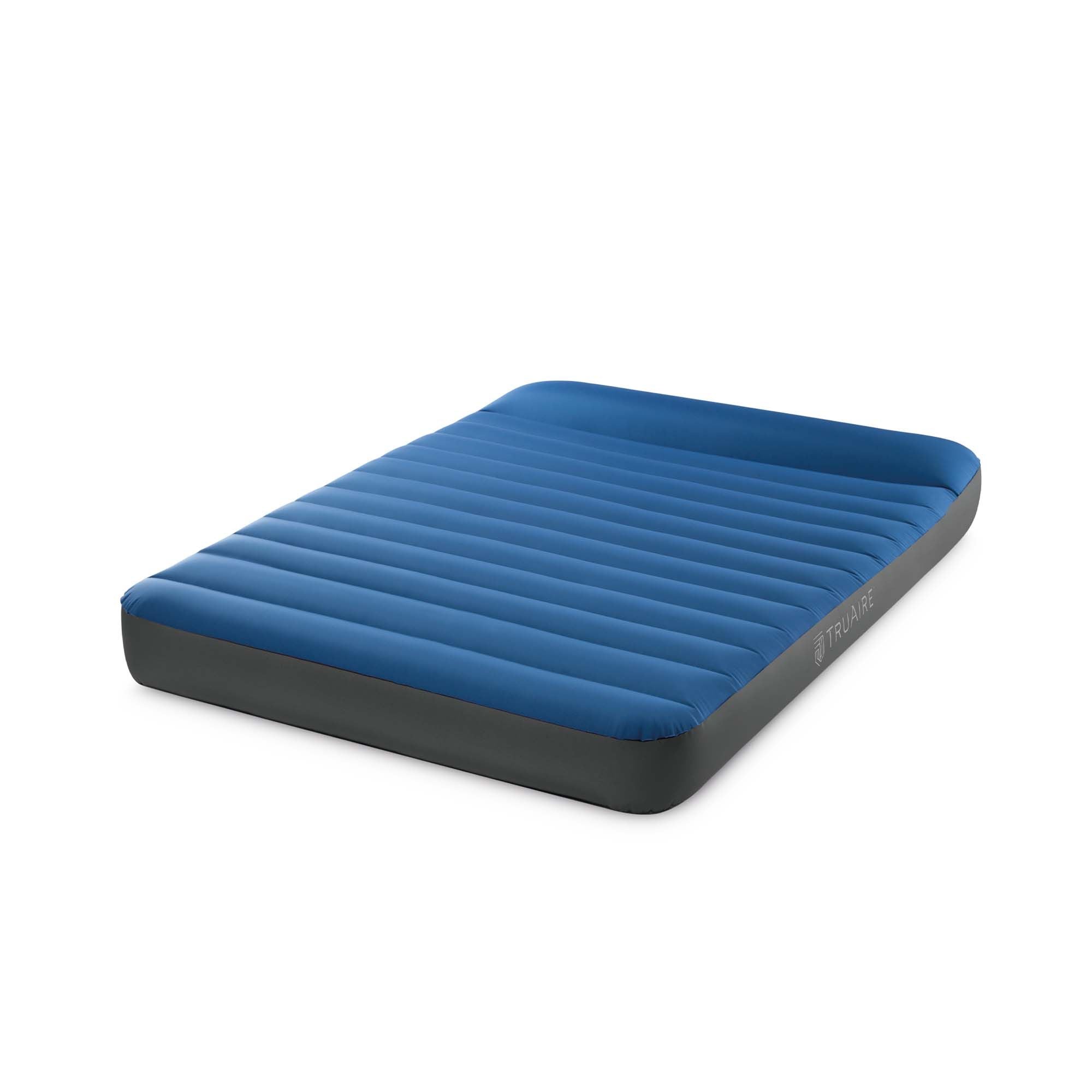 Intex Materasso Gonfiabile Camping Piazza e Mezza TPU Blu 137x191x22 cm