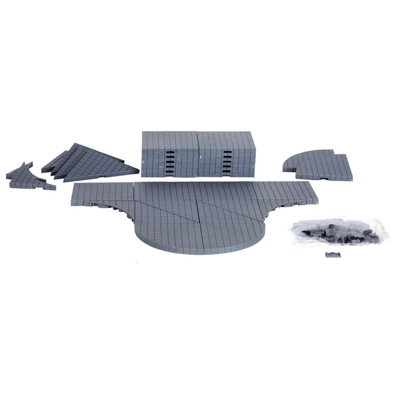 Plaza System (Grey, Variety) 32 pz - LEMAX COD. 64099