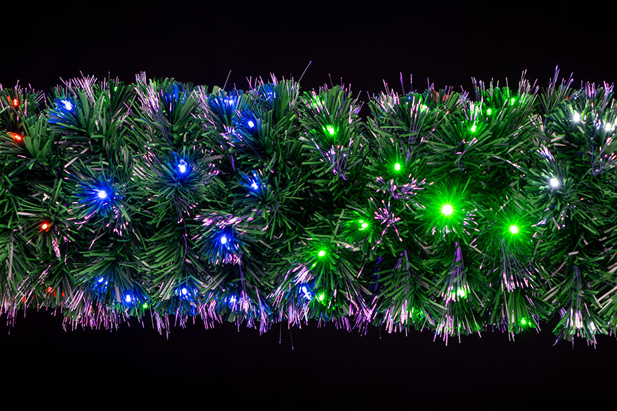 FESTONE LUMINOSO 2 METRI 112 LED MULTICOLOR CON 8 GIOCHI DI LUCE