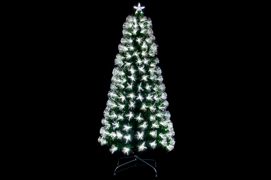 ALBERO DI NATALE LUMINOSO 225 LED BIANCO FREDDO H180CM