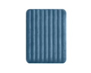 Materasso gonfiabile matrimoniale Dura-Beam Prestige Downy con pompa a batteria ricaricabile 152x203x25 cm Azzurro Grigio INTEX