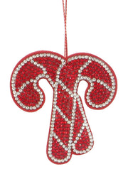 Pendaglio Jewel Caramella 6,5x6,5x7h Rosso Christmas