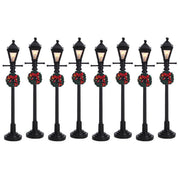 Gas Lantern Street Lamp, Set Of 8 - LEMAX COD. 64500