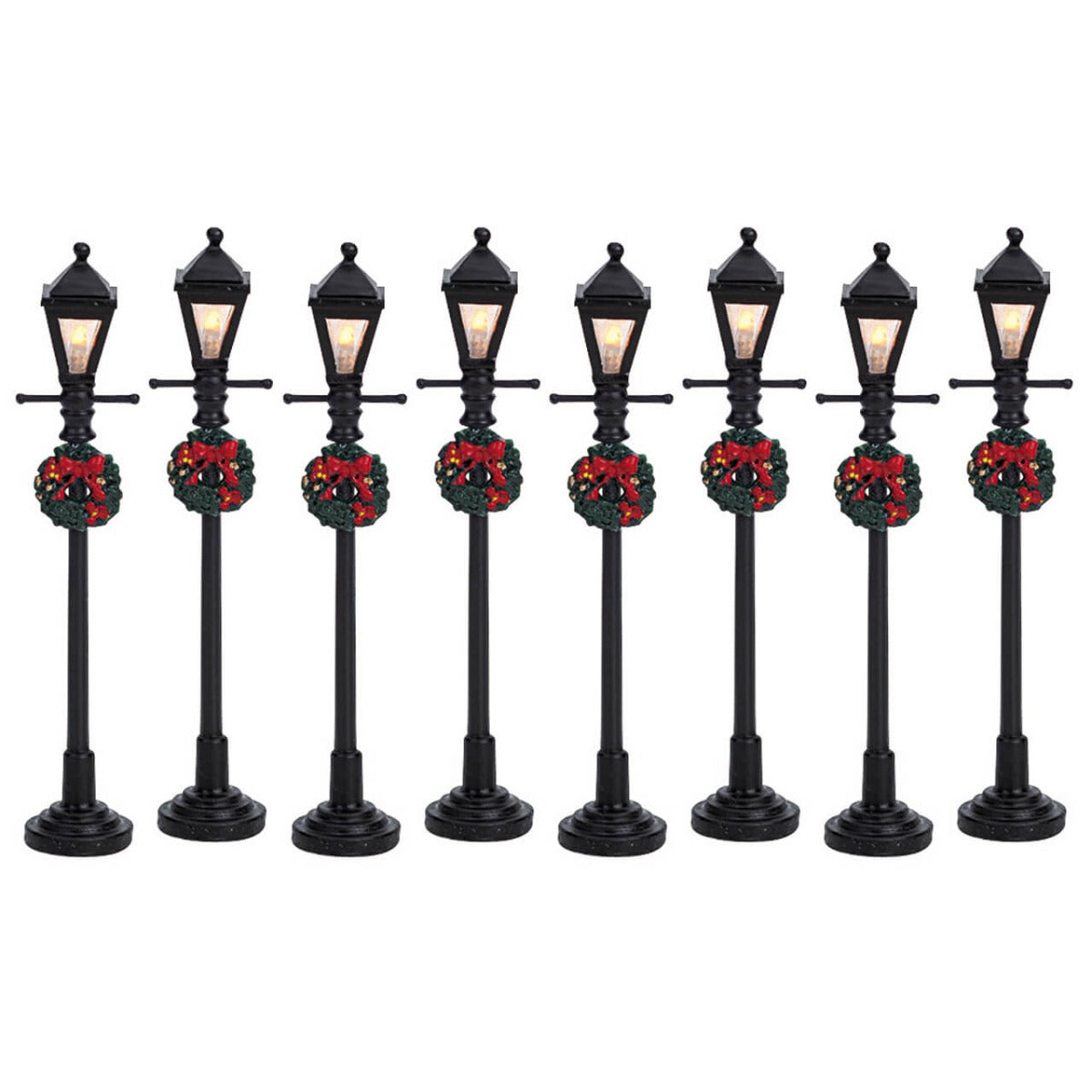 Gas Lantern Street Lamp, Set Of 8 - LEMAX COD. 64500