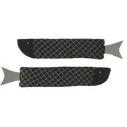 CALZINI MEZZA GAMBA DECORO PESCE NERI