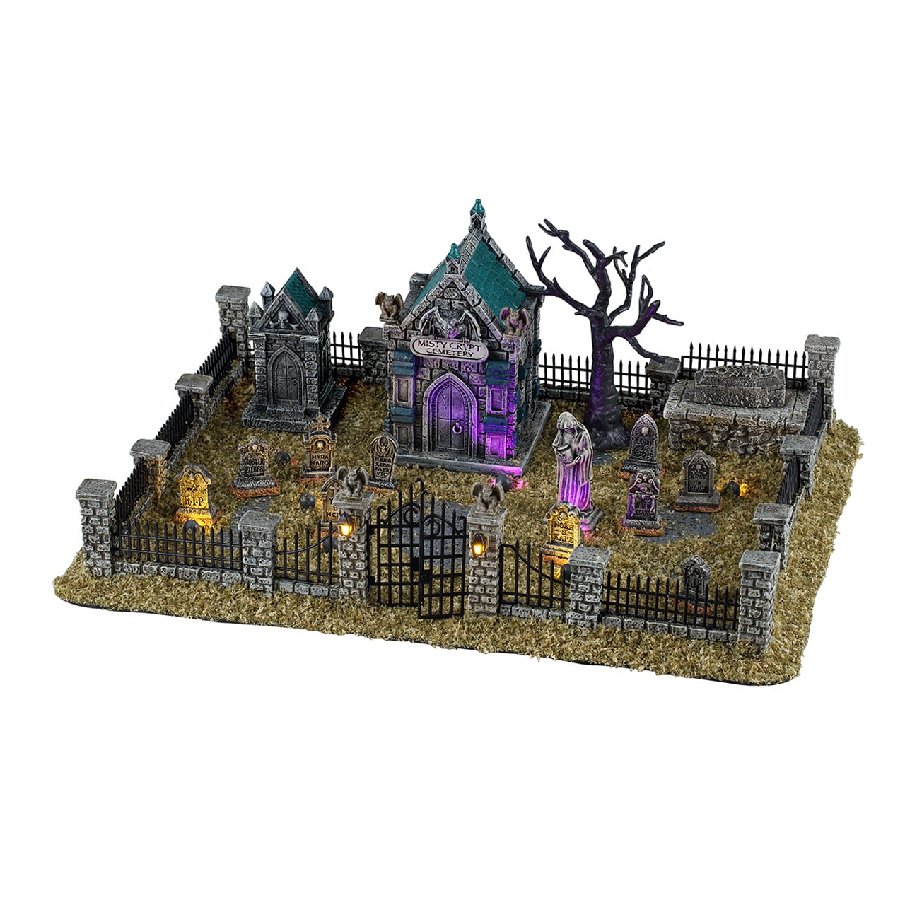 Misty Crypt Graveyard - LEMAX COD. 64633 adattatore incluso