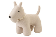 Fermaporta Cane Sciarpa Poliestere 61 cm Beige Peraga Christmas