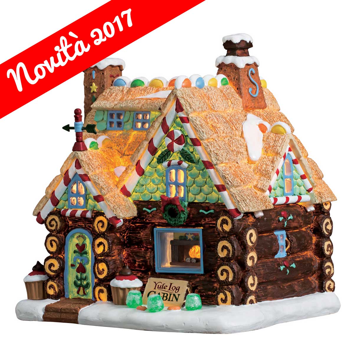 CAPANNA NATALIZIA - YULE LOG CABIN