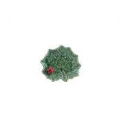 Foglia Ragwort con Coccinella 140x126x35mm Verde BORDALLO PINHEIRO