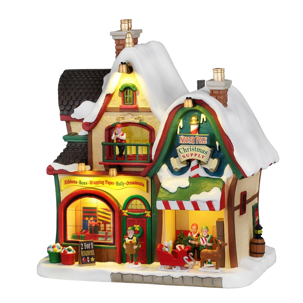North Pole Christmas Supply - LEMAX COD. 65529 adattatore (4.5 V) incluso