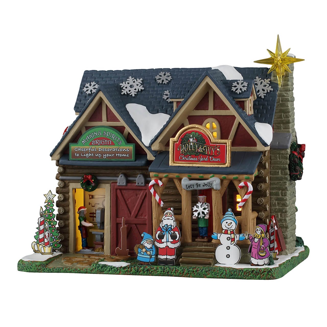 Holly & Ivy's Christmas Yard Decor - LEMAX COD. 65537 adattatore (4.5 V) incluso