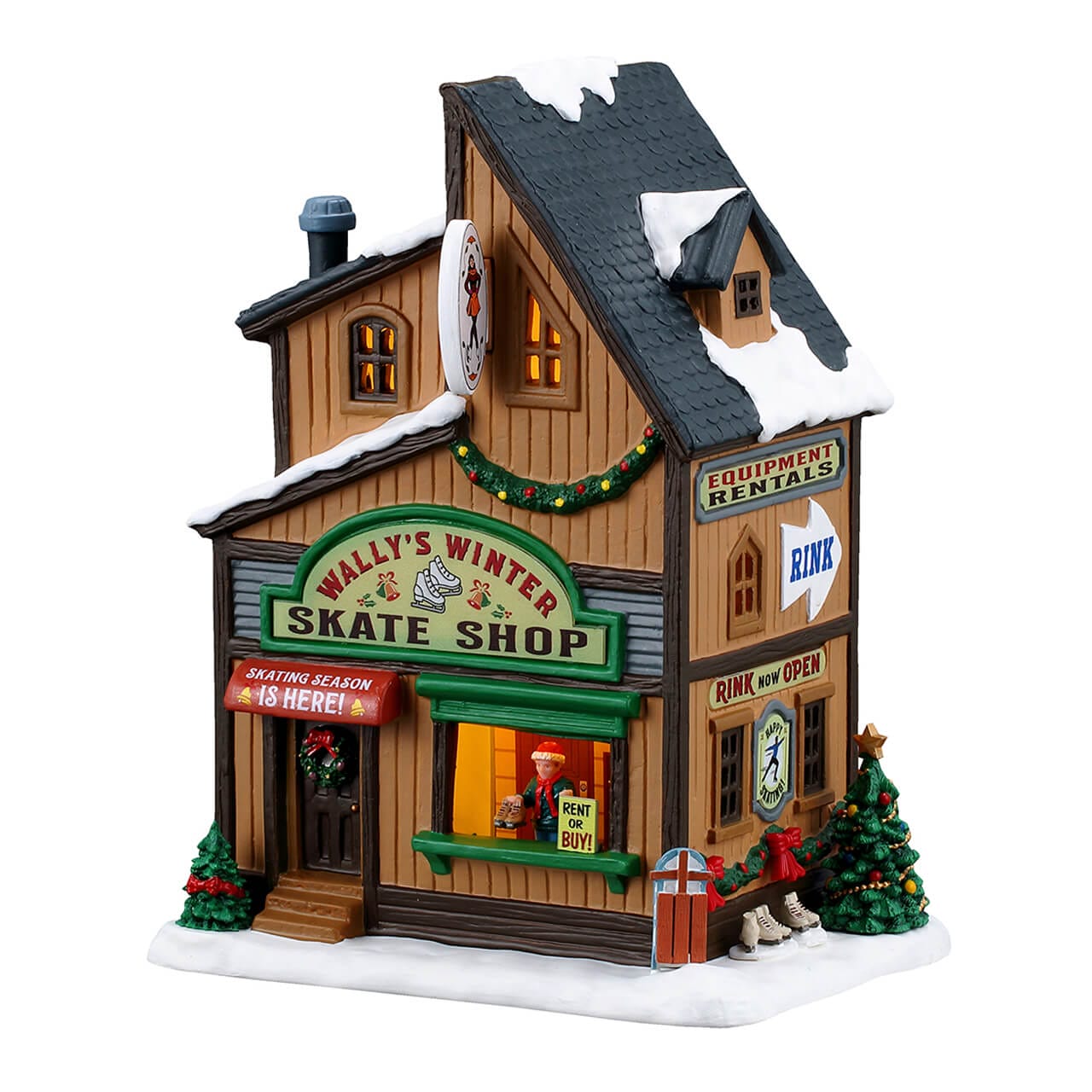 Wally's Winter Skate Shop - LEMAX COD. 65539 adattatore (4,5 V) incluso