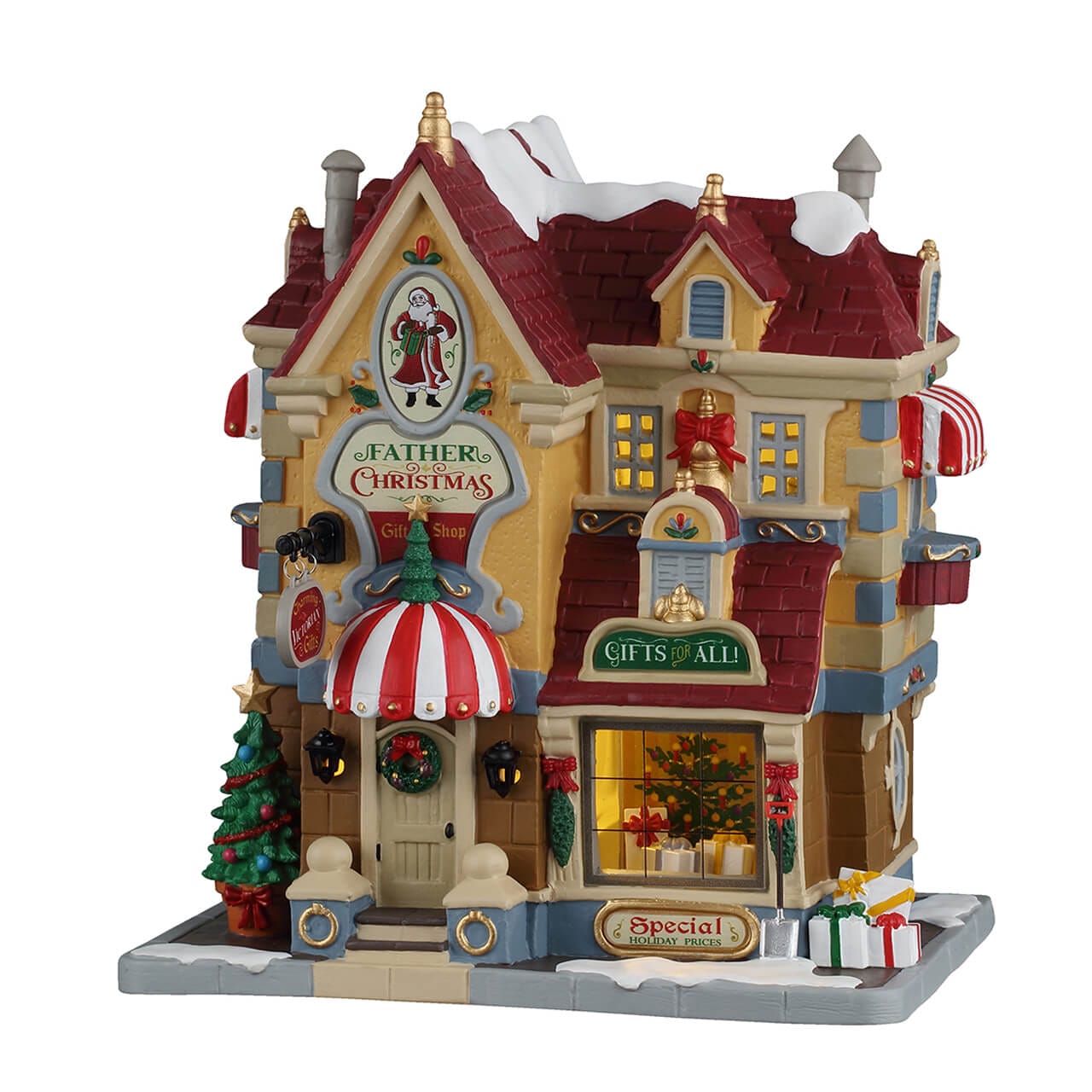 Father Christmas Gift Shop - LEMAX COD. 65562 adattatore (4,5 V) incluso