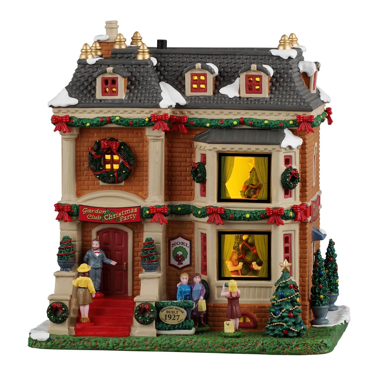 Garden Club Christmas Party - LEMAX COD. 65580 adattatore (4.5 V) incluso