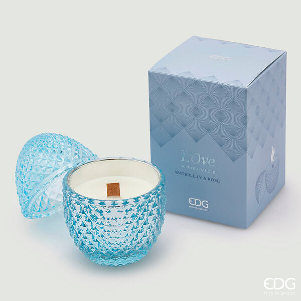 CANDELA UOVO, L'OVE, WATERLILLY & ROSE, AZZURRA