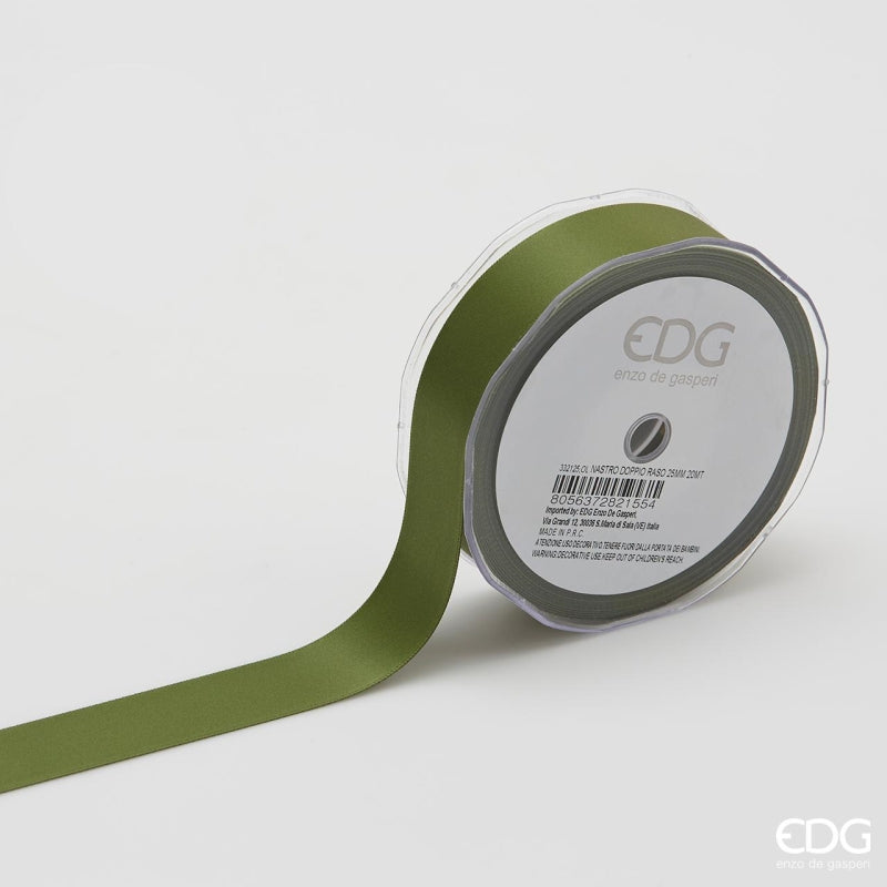 Doppel-Satinband 25mm 20m sortiert EDG