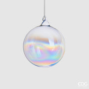 PALLINA IN VETRO IRIDESCENTE 8CM