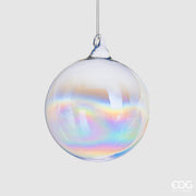 PALLINA IN VETRO IRIDESCENTE 10CM