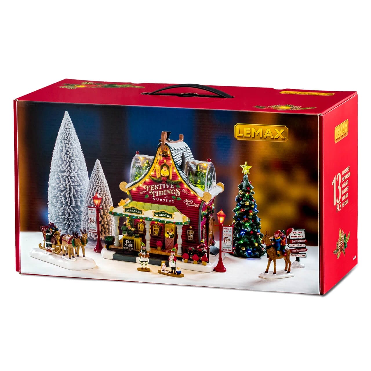 Festive Tidings Nursery Set - LEMAX COD. 66708 adattatore (4.5 V) incluso